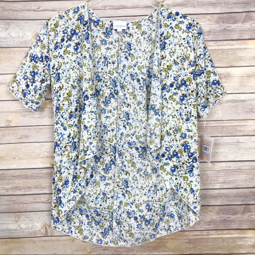LulaRoe | Bianka Floral Kimono Girls 2 NWT